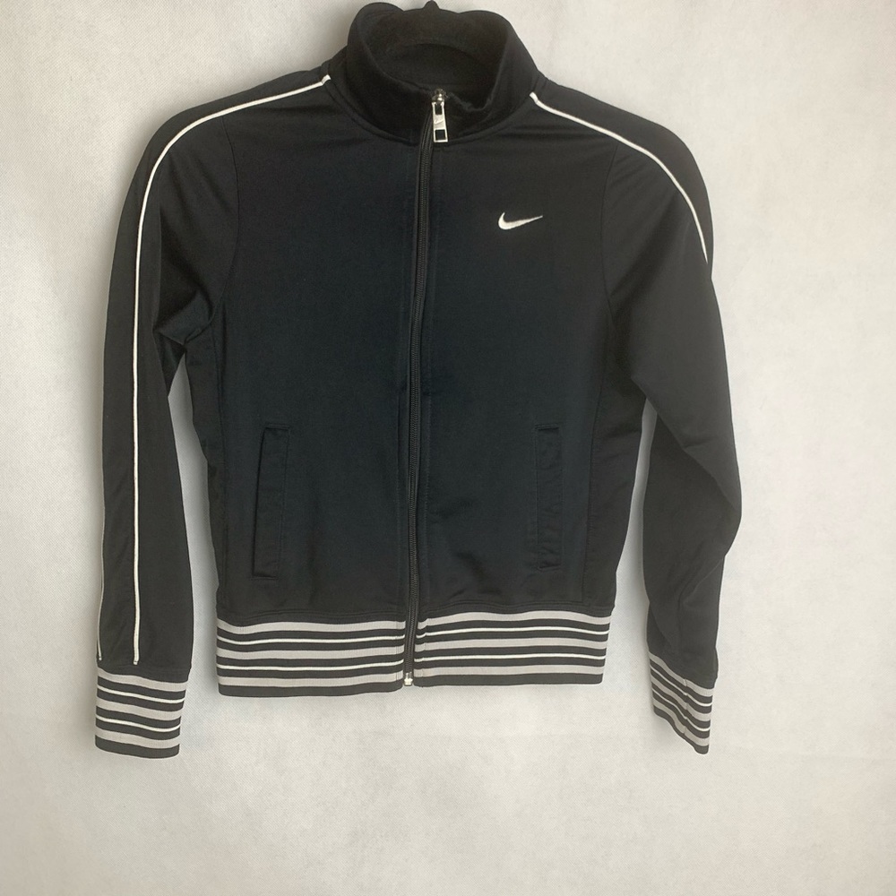 Nike Girls Warm Up Track Zipper Jacket Medium